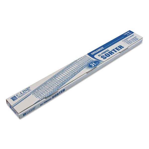 Plastic Indexed Sorter, 31 Dividers, Alpha Numeric Month Date Day Index, Letter Size, Blue Frame Online