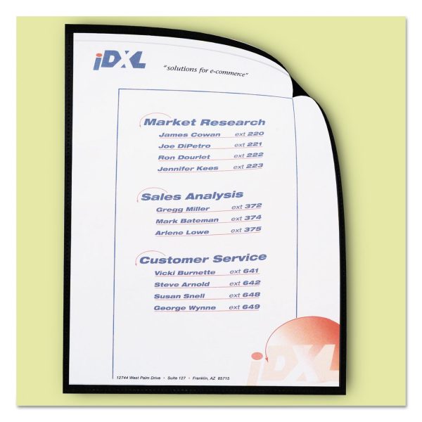 Magnetic Cubicle Keepers Display Holders, 9.2 x 11.69, Magnetic Mount, Clear, 25 Pack Online now