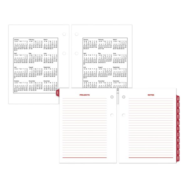 Compact Desk Calendar Refill, 3 x 3.75, White Sheets, 12-Month (Jan to Dec): 2024 Cheap - Image 2