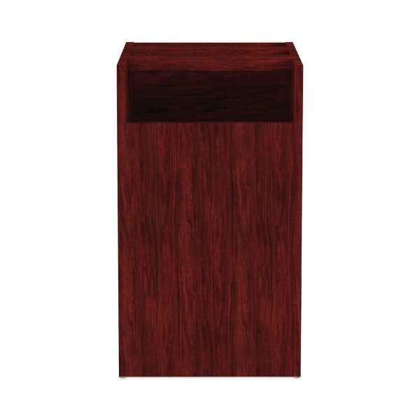 Alera Valencia Series Full Pedestal File, Left or Right, 2 Legal Letter-Size File Drawers, Mahogany, 15.63  x 20.5  x 28.5 Supply - Image 3