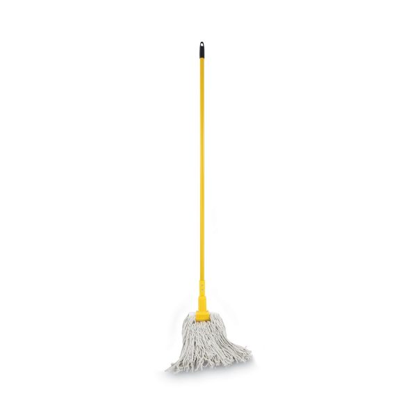 Plastic Jaws Mop Handle for 5 Wide Mop Heads, Aluminum, 1  dia x 60 , Yellow Online - Image 5