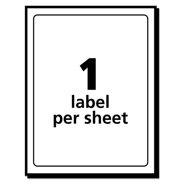 Removable Multi-Use Labels, Inkjet Laser Printers, 4 x 6, White, 40 Pack, (5454) Online - Image 3