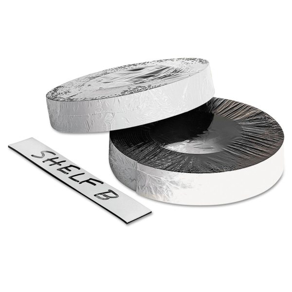 Dry Erase Magnetic Label Tape, 1  x 50 ft, White For Discount