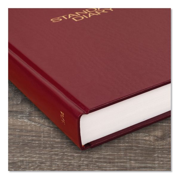 Standard Diary Daily Diary, 2024 Edition, Medium College Rule, Red Cover, (200) 9.5 x 7.5 Sheets Online Sale - Image 5