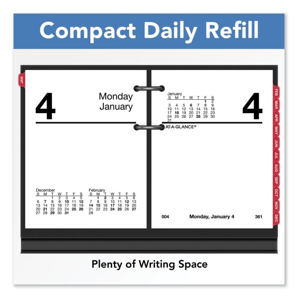 Compact Desk Calendar Refill, 3 x 3.75, White Sheets, 12-Month (Jan to Dec): 2024 Cheap - Image 3
