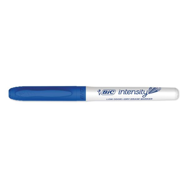Intensity Low Odor Fine Point Dry Erase Marker, Fine Bullet Tip, Blue, Dozen Online Hot Sale - Image 3