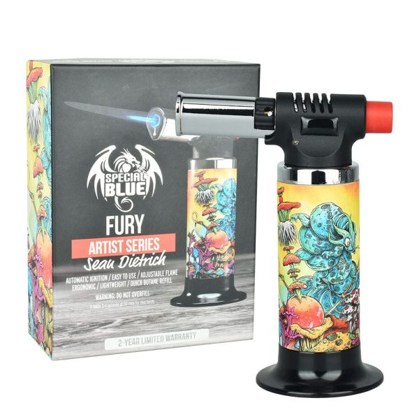 Special Blue Sean Dietrich 5.5  Fury Torch Lighter For Sale - Image 3