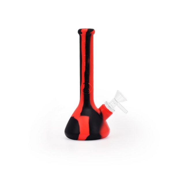 7.5   Deluxe Silicone Mini Beaker - Red & Black Cheap