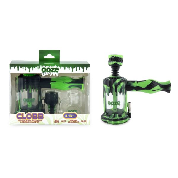Ooze Clobb Silicone Water Pipe and Dab Straw For Sale