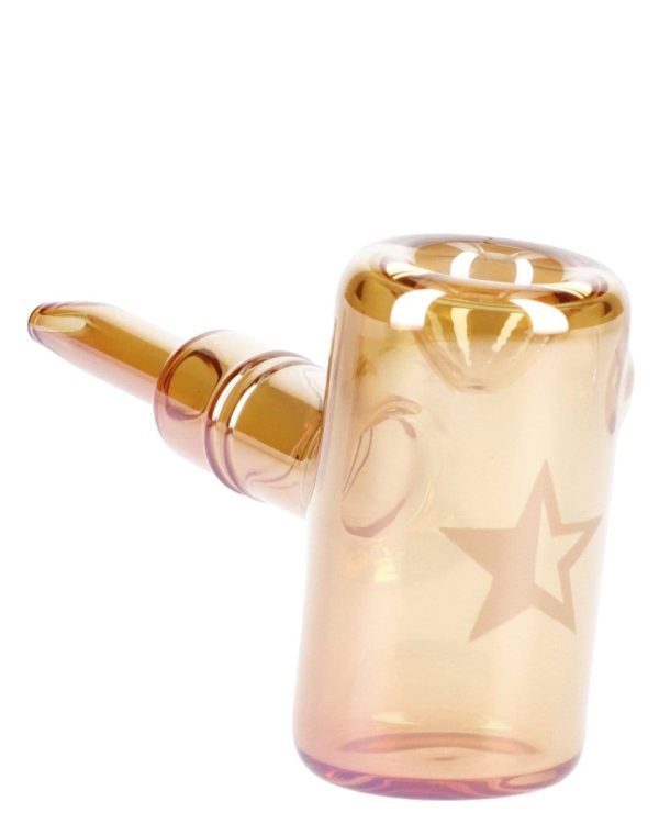 Orange Famous X-Lava Fumed Large Sherlock Pipe Cheap