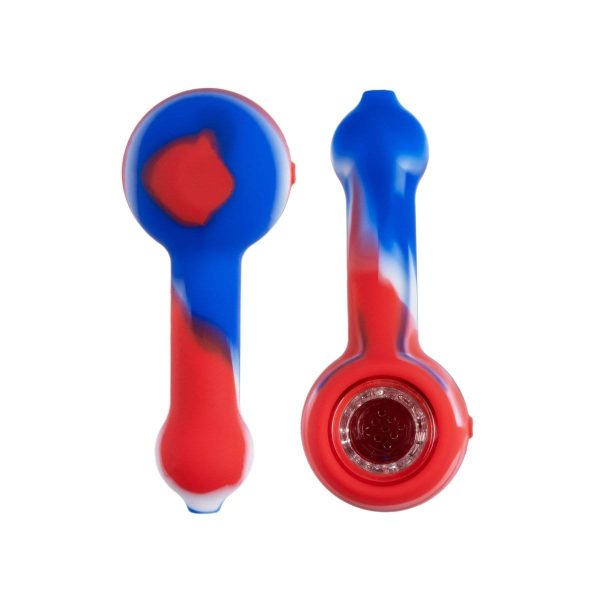 Silicone Spoon Pipe with Glass Bowl For Cheap - Image 2