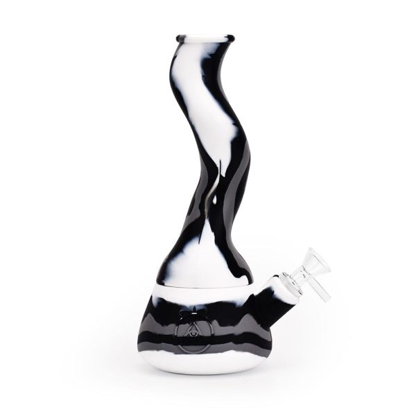 10   Wavy Silicone Beaker - Black & White Supply - Image 2