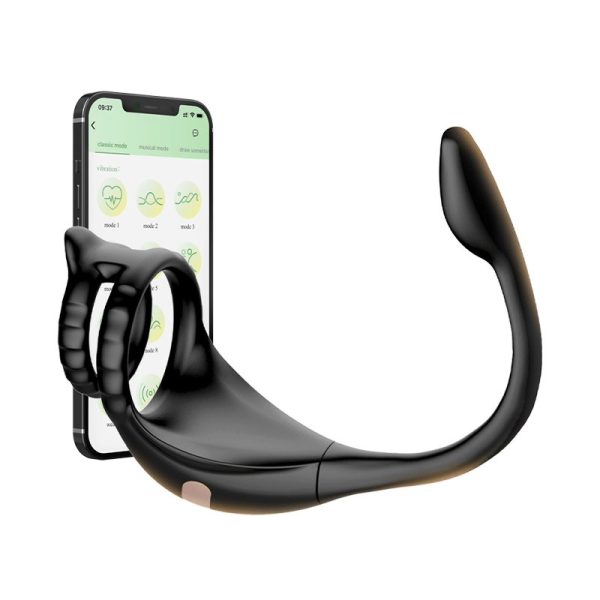 3 in 1 Penis Cock Ring with Multi Stimulations Butt Plug Cheap