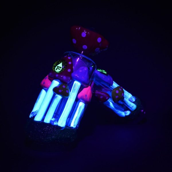 Pulsar Shroom Forest Bubbler Pipe - 8    19mm F Hot on Sale - Image 3