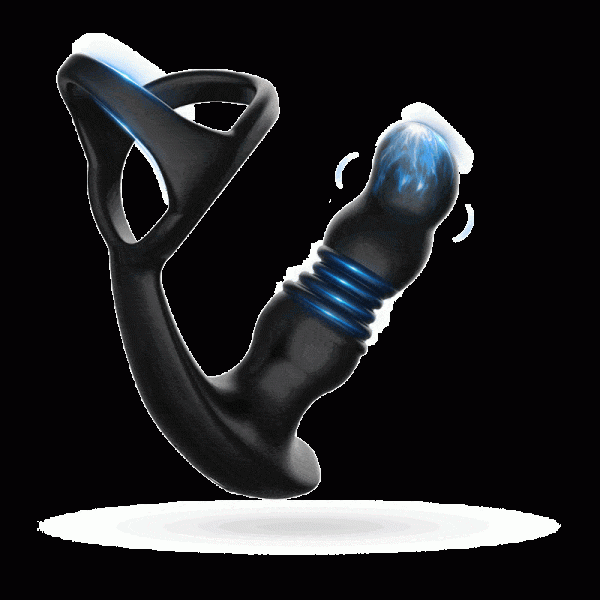 3 In 1 Strong Thrusting Prostate Massager Anal Vibrator Fashion