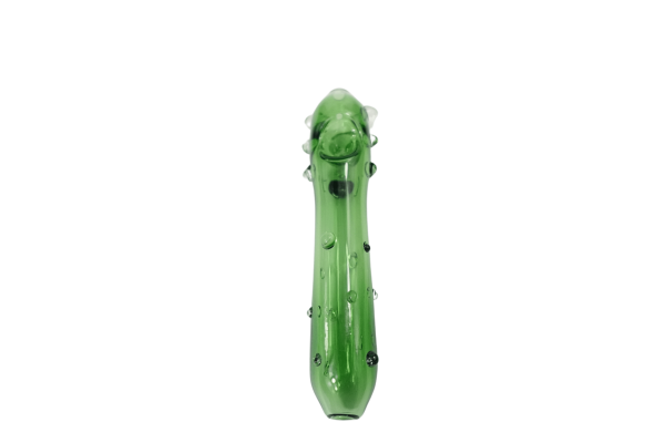 5   Cucumber Man Glass Hand Pipe For Cheap - Image 3
