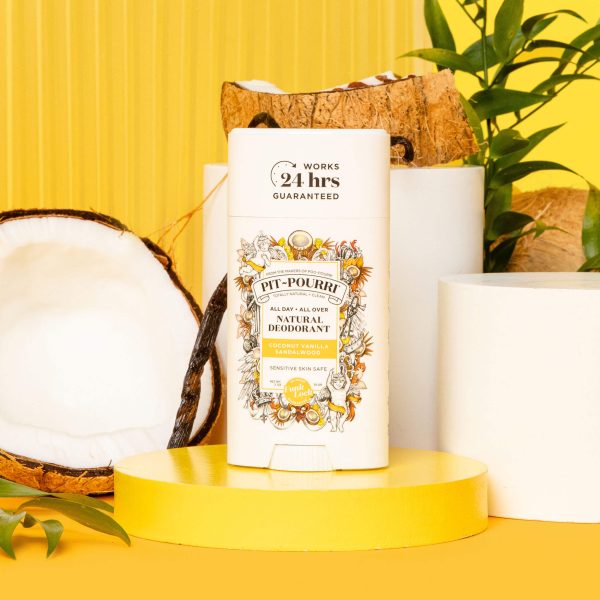 Coconut Vanilla Sandalwood - Pit~Pourri Natural Deodorant Online Hot Sale - Image 3