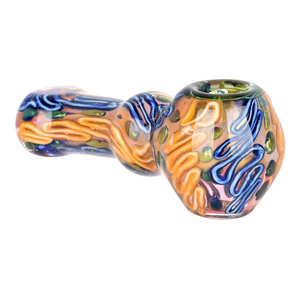 Lustrous Fumed Glass Spoon Pipe - 4.25    Colors Vary For Sale - Image 2