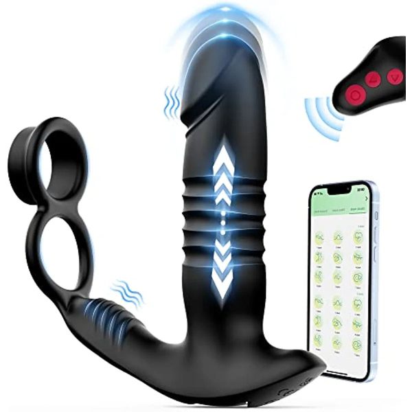 Cock Ring 3 in 1 Versatile Anal Plug Prostate Massager For Cheap - Image 2
