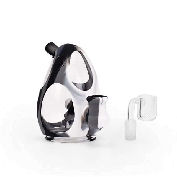 5   Silicone Dino Egg Rig - Black & White Marble Discount - Image 2