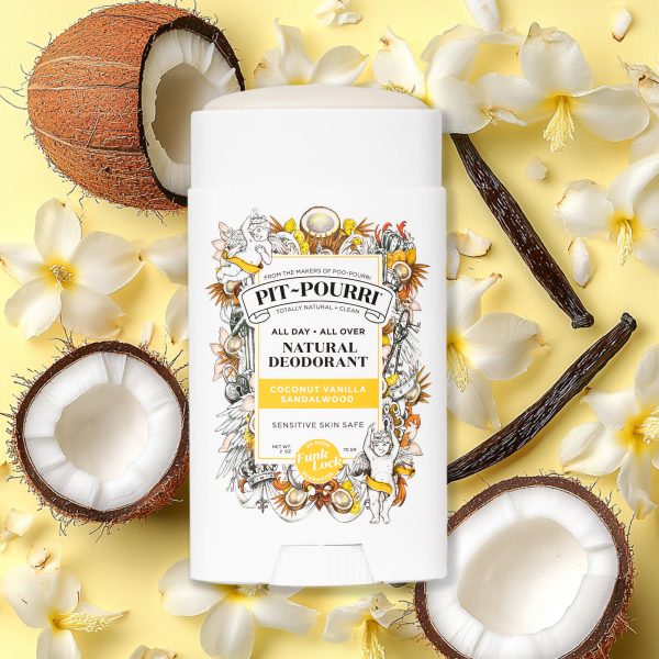 Coconut Vanilla Sandalwood - Pit~Pourri Natural Deodorant Online Hot Sale