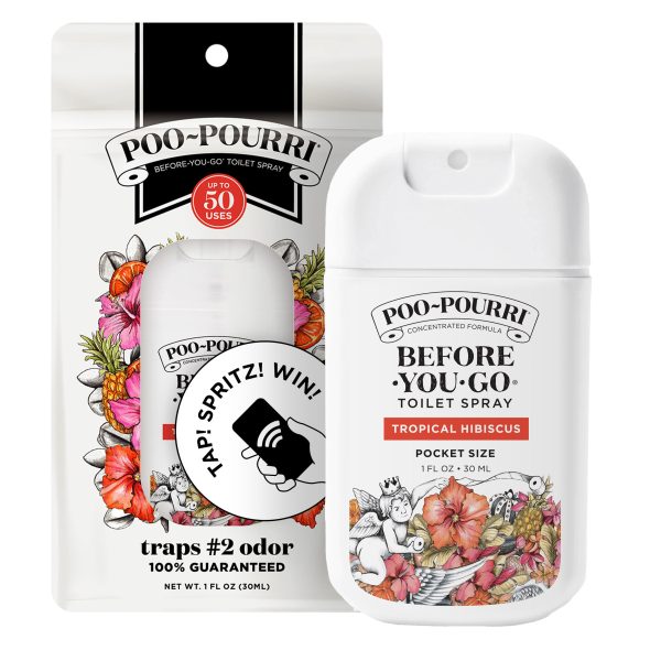 Tropical Hibiscus Pocket Sprayer - Poo~Pourri Toilet Spray Fashion - Image 2