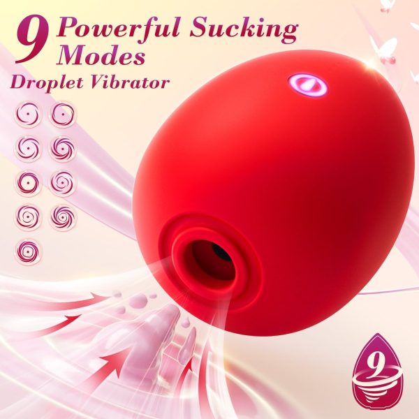 DEW| Adorable Deep 9 Sucking & 10 Vibrating Modes Female Vibrator Toy Cheap - Image 3