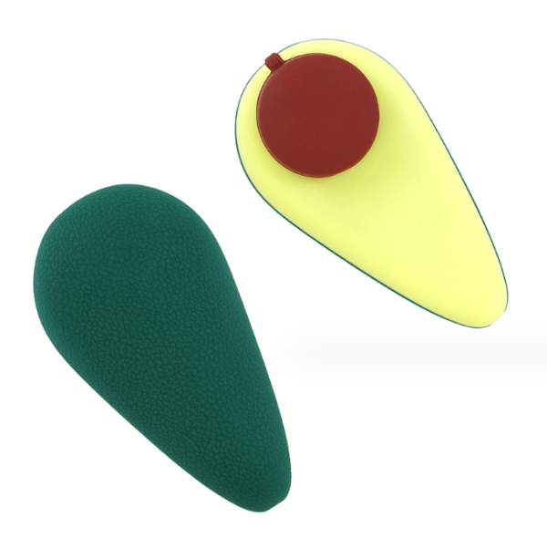4   Silicone Avocado Hand Pipe with Lid Hot on Sale - Image 4