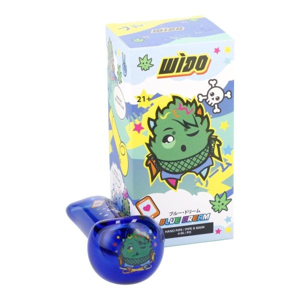 4  Blue Dream Hand Pipe - Transparent Blue Discount - Image 2