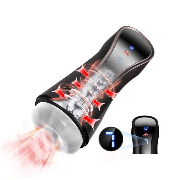 BLACKWIND|App Control Vacuum Pump penis Trainer Vibrating Male Masturbator Online now