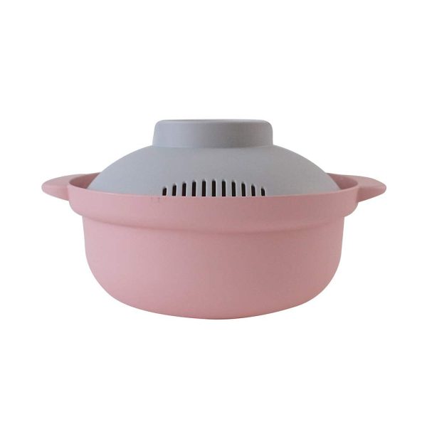 &Amp;Ne Rakuchin Convenient Microwave Pot Japan Recopo Pink Nim-118-Pk For Sale