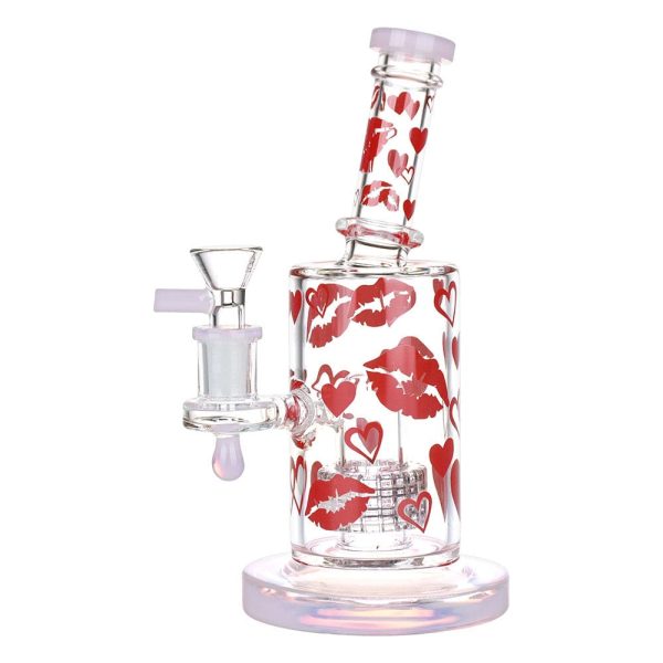 8  Lipstick Kiss Glass Water Pipe For Sale - Image 2