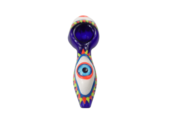 5   One Eye Monster Glass Spoon Hand Pipe For Cheap - Image 2