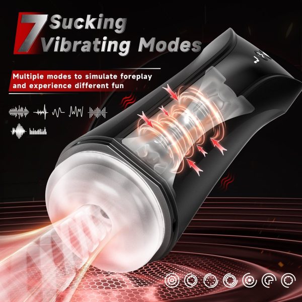 BLACKWIND|App Control Vacuum Pump penis Trainer Vibrating Male Masturbator Online now - Image 3