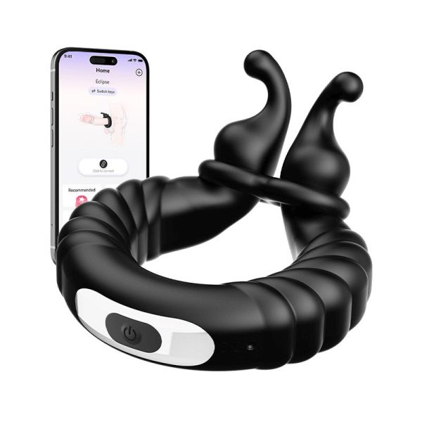 ABELE | 2 Motors Perineum Penis Ring with Vibration Discount