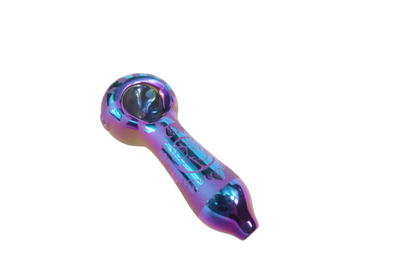 4   Artistic Painted Glass Hand Pipe Sale - Image 4