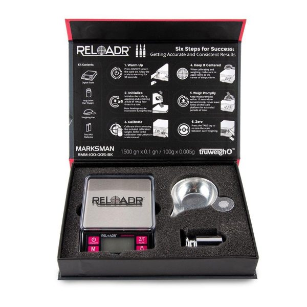 Truweigh Marksman Digital Reloading Scale - 100g x 0.005g - Black Fashion - Image 2