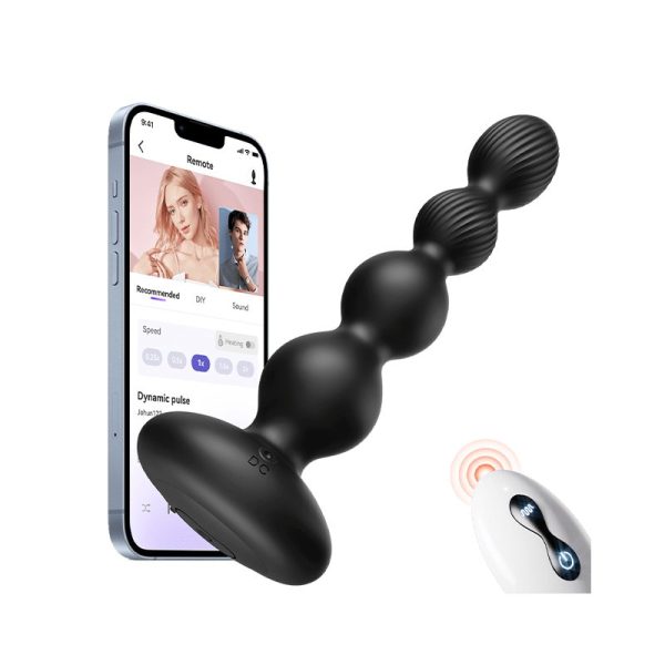SAURON APP Control Vibrating and Rotating Anal Male Toy Vibrator Supply