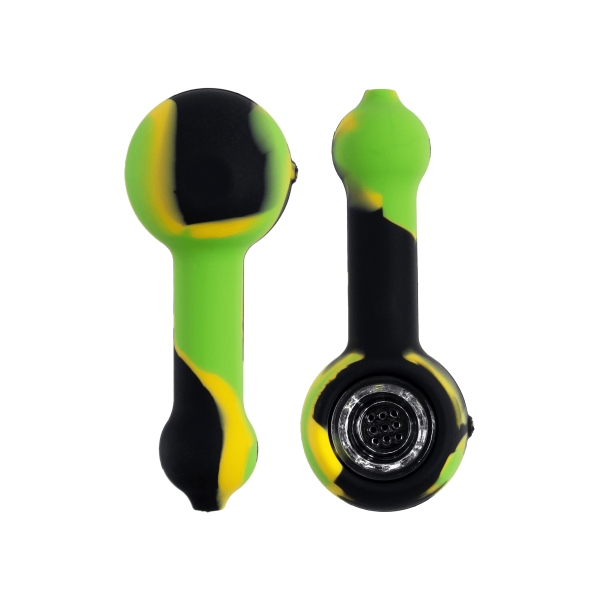 Silicone Spoon Pipe with Glass Bowl For Cheap