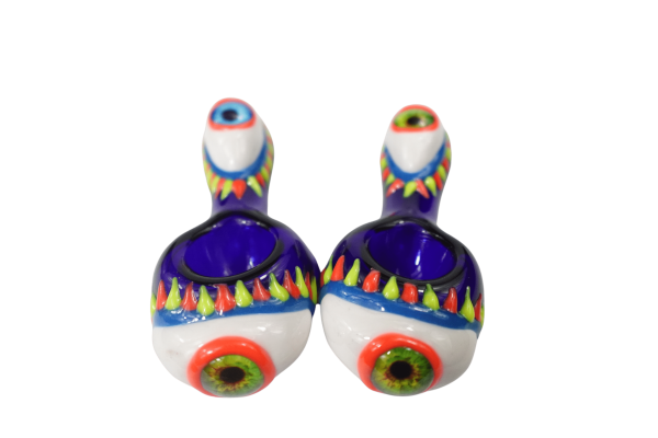 5   One Eye Monster Glass Spoon Hand Pipe For Cheap - Image 4