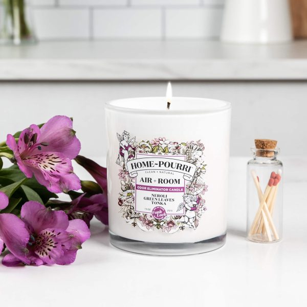 Neroli Green Leaves Tonka Candle - Home~Pourri Candle Sale - Image 3