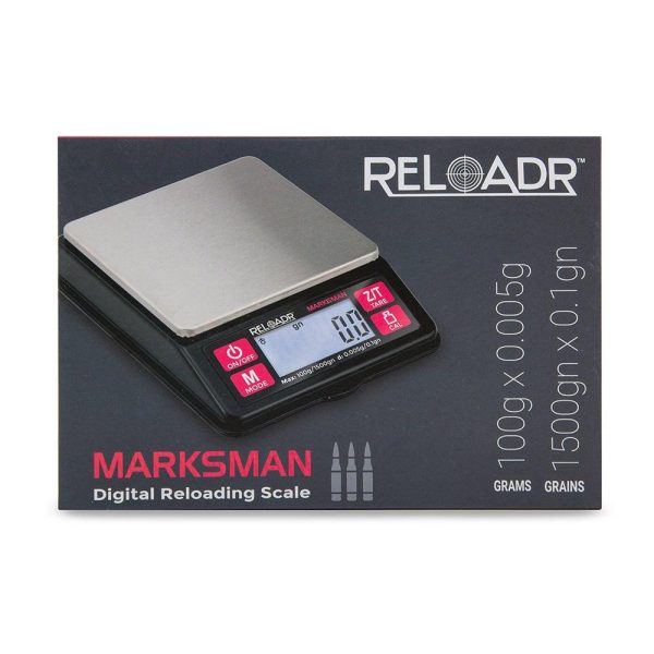Truweigh Marksman Digital Reloading Scale - 100g x 0.005g - Black Fashion
