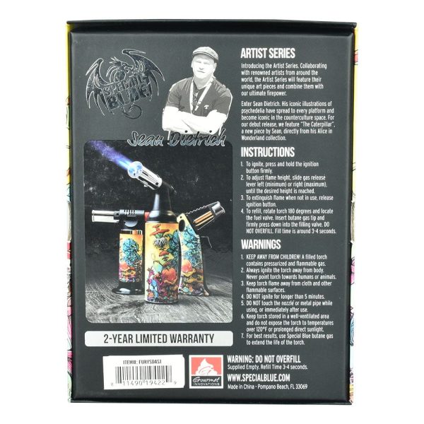 Special Blue Sean Dietrich 5.5  Fury Torch Lighter For Sale - Image 4