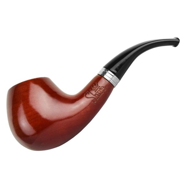 Pulsar Shire Pipes Bent Apple Cherry Wood Tobacco Pipe Supply