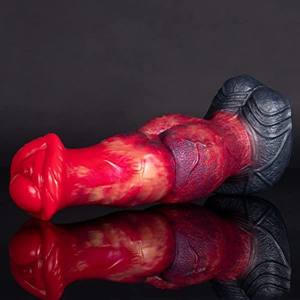 9.2in Horse G-Spot Dildo with Soft Flexible Suction Cup Online Hot Sale - Image 2