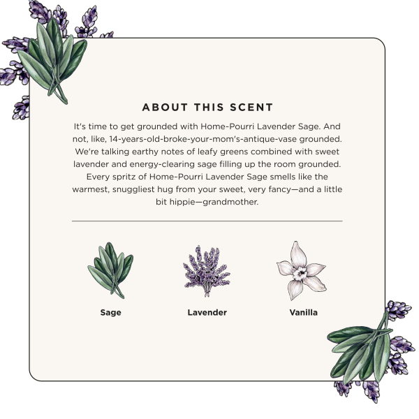 Lavender Sage - Home~Pourri Room Spray Hot on Sale - Image 5