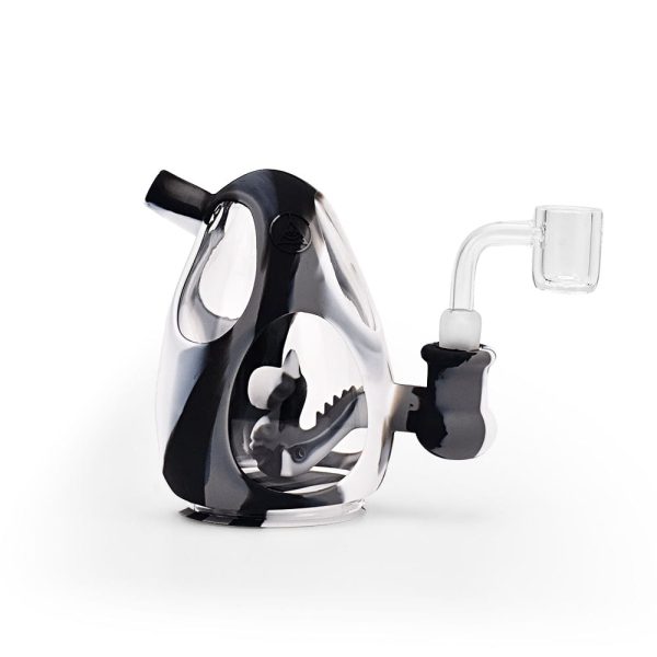 5   Silicone Dino Egg Rig - Black & White Marble Discount