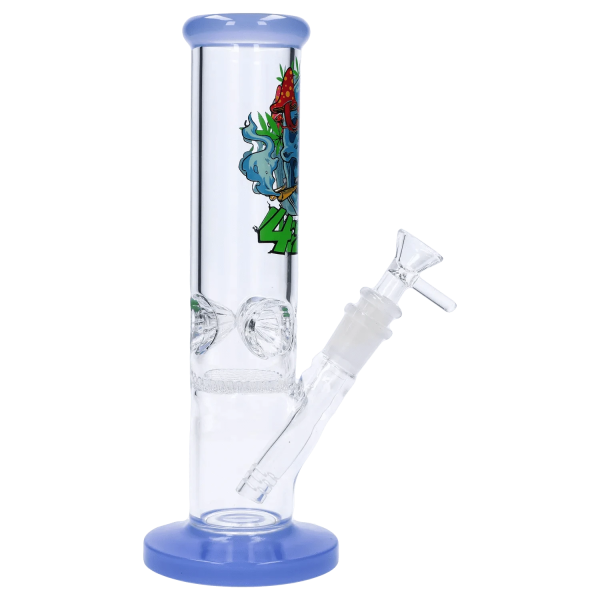 420 Skull Water Pipe with Honeycomb Perc - 10 in Online Sale - Image 4