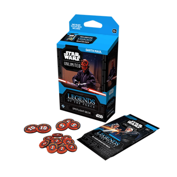 Star Wars: Unlimited - Legends of the Force - Darth Maul Spotlight Deck (Pre-Order) For Sale