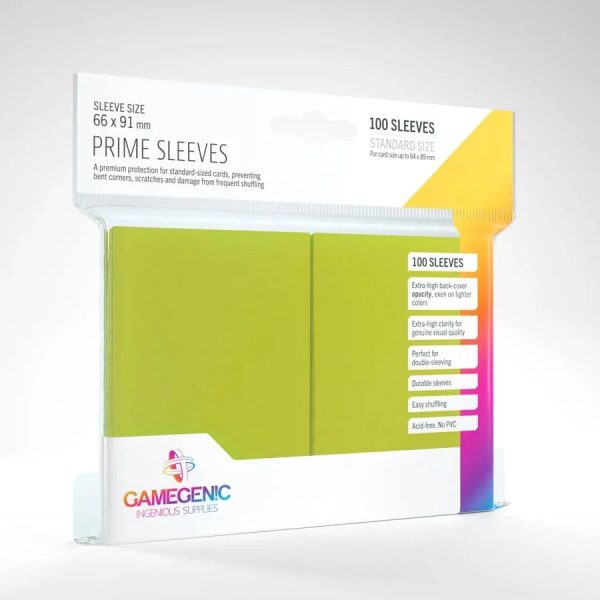 Gamegenic: Sleeves - Lime Prime Cheap